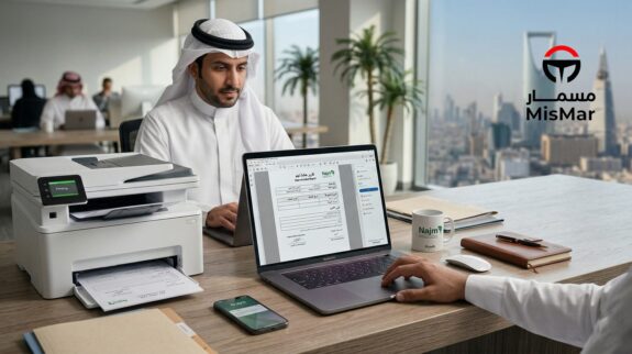 طريقة طباعة تقرير حادث نجم خطوة بخطوة